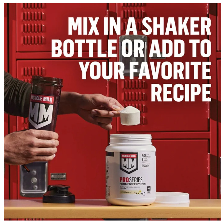Muscle Milk Pro Series Protein Powder Chocolate 2 lb 50g Protein 11 Servings