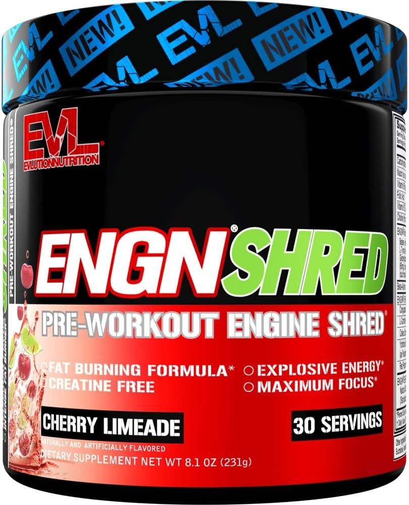 EVL Nutrition – ENGN Shred – Energy – Preworkout (30 Servings) ***CLUMPY***
