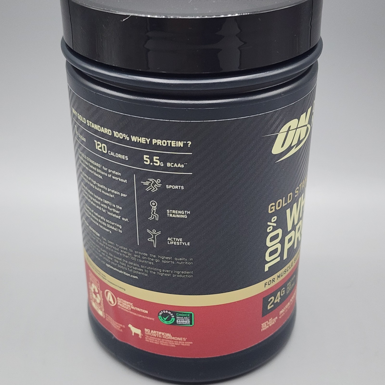 Gold Standard 100% Whey Protein Powder, Double Rich Chocolate, 1 Pound Pack of 1