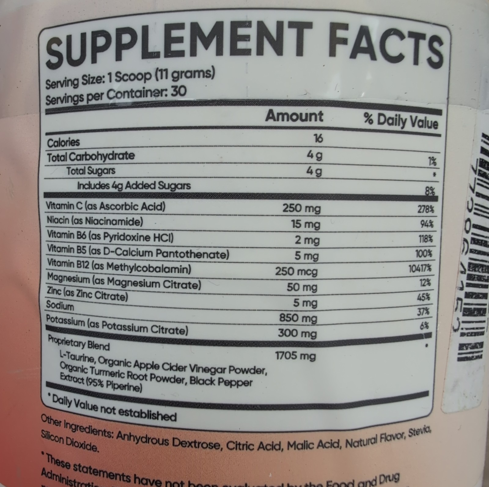 PRFCT Morning Tangerine Pulse Hydration Electrolyte Powder 30 Servings Brand New