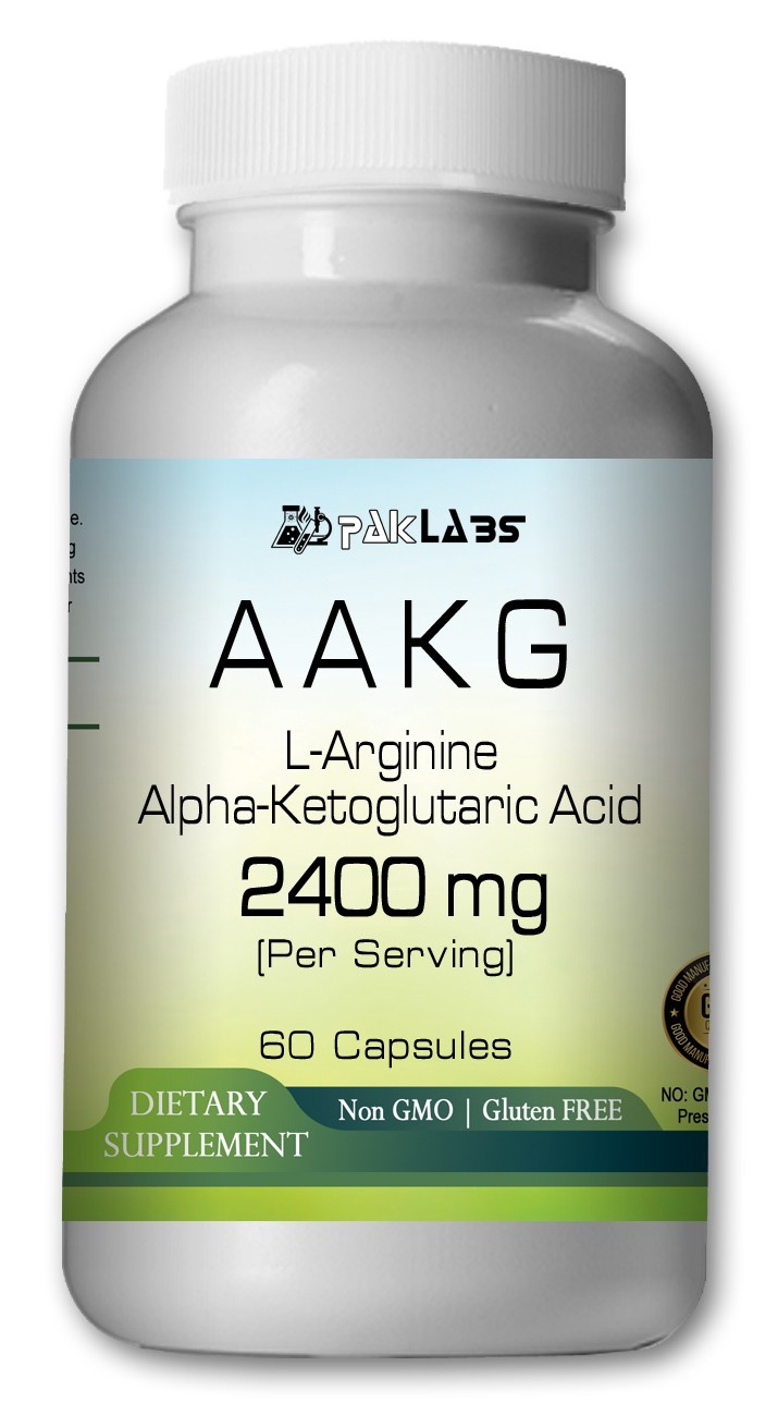 Nitric Oxide Booster Capsules AAKG 2400mg Serving