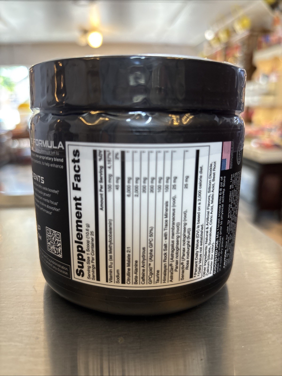 Bucked Up Pre-Workout Powder, Miami, 200 mg Caffeine, 25 Serv. New