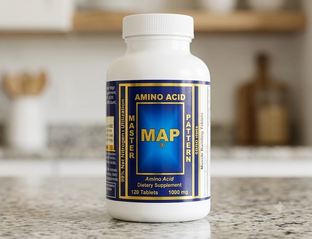 INRC Master Amino Acid Pattern (MAP)Muscle Building Tablets–2 Pack (240 Tablets)