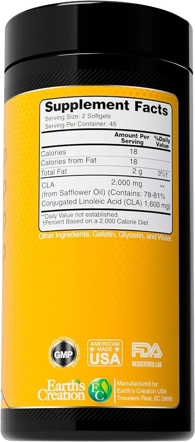 Earth’s Creation Liquid Carnitine 5000 With CLA Bundle
