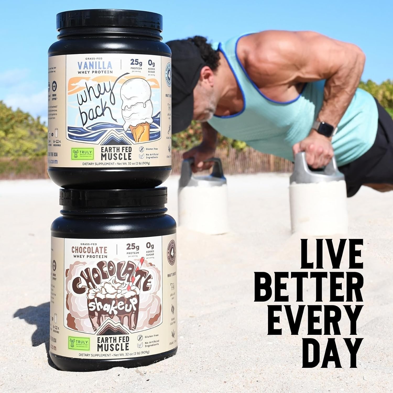 Earth Fed Muscle Whey Back Irish Grass Fed Whey Protein Isolate, ThirdParty C…