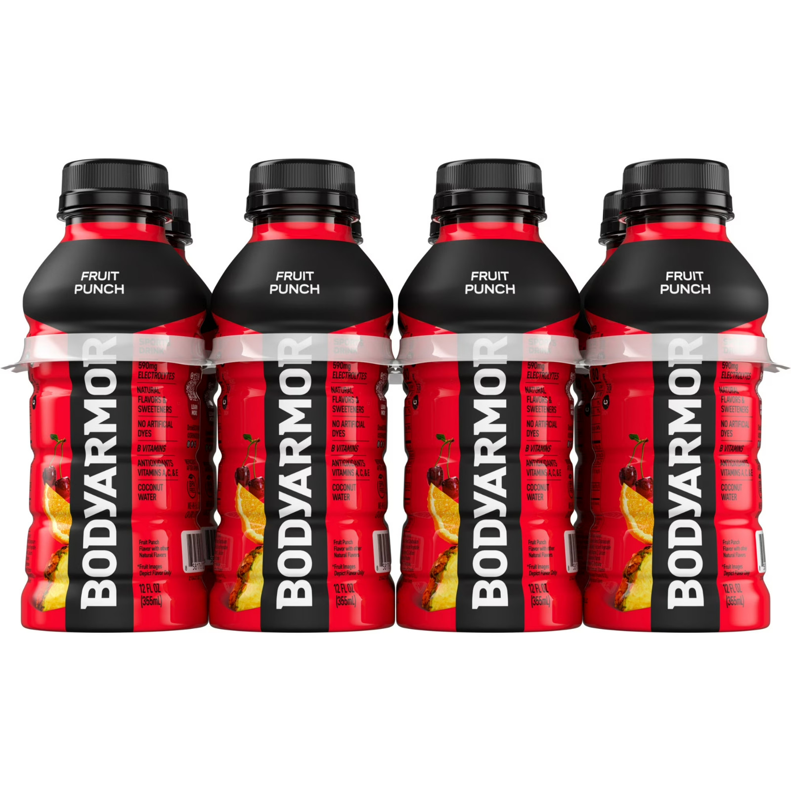 BODYARMOR sports Drink Fruit punch 12 fl oz Bbottles Hydration 8 Pack…