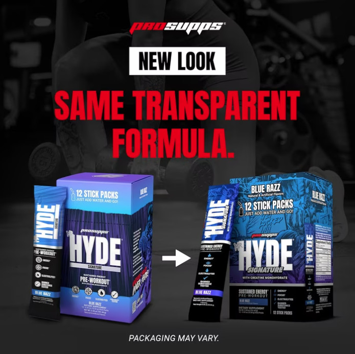 ProSupps Mr. Hyde Signature Pre-Workout Powder Blue Razz 14.7 oz