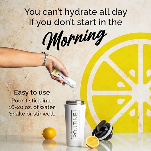 Morning Daily Hydration | Electrolyte Powder Packets | 0.23 Ounce (Pack of 30)