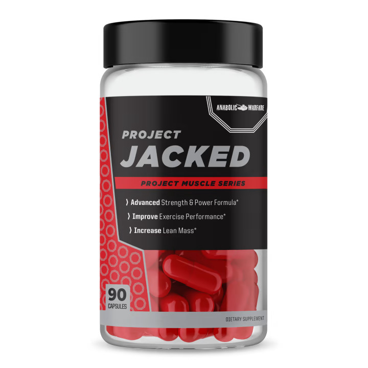 ANABOLIC WARFARE PROJECT JACK’D Strength Power Lean Mass 90 Capsules