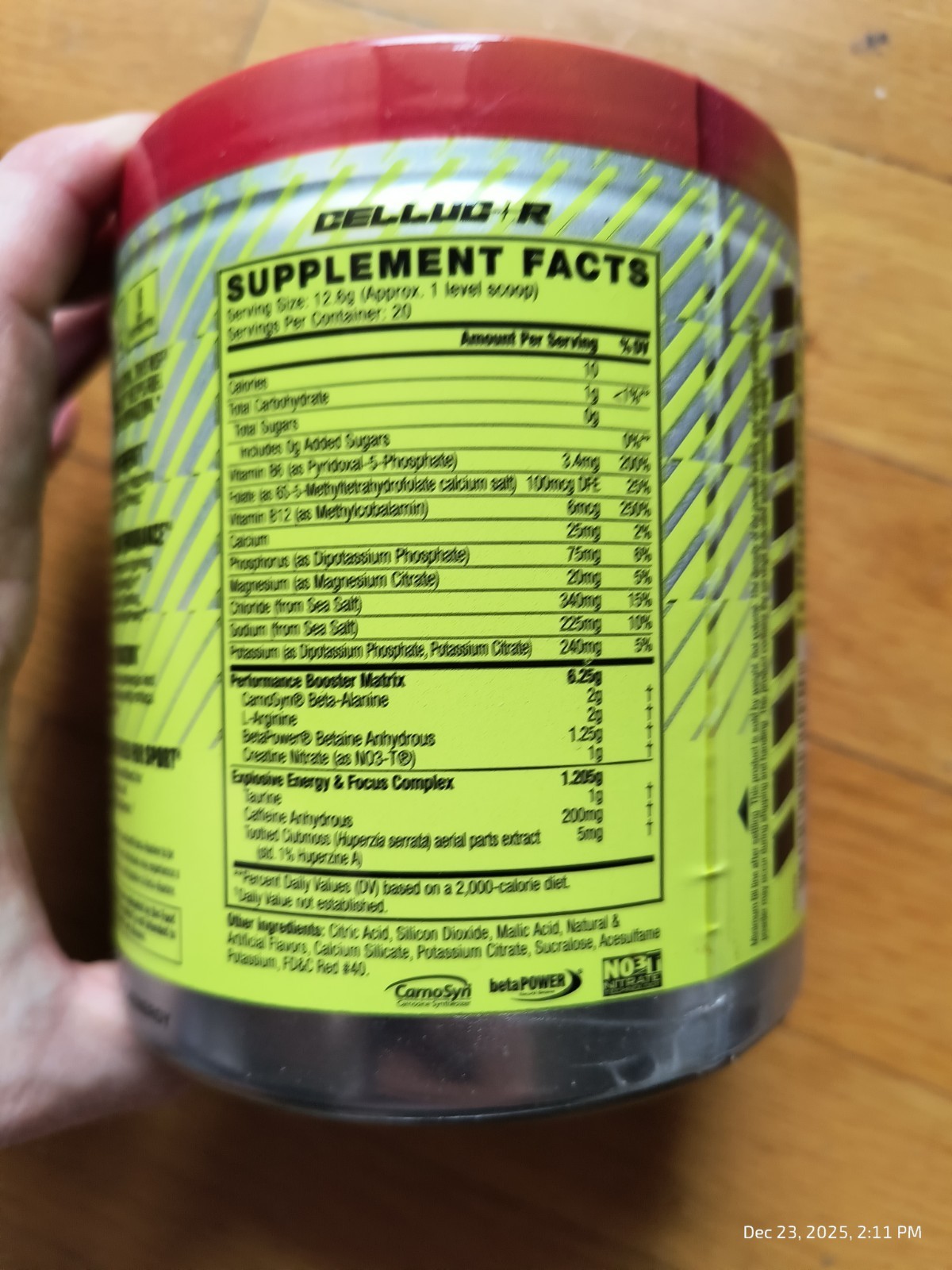 Cellucor C4 Sport Pre-Workout Hawaiian Punch Fruit Juicy Red 20 Serving Ex 11/26