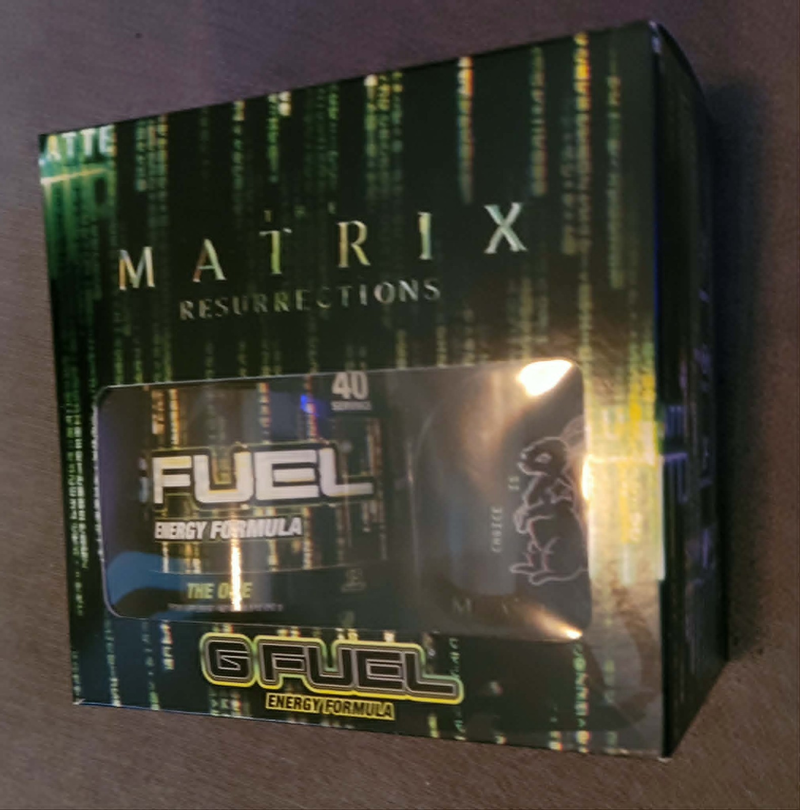 GFUEL The Matrix Resurrections Limited Edition Collectors Box Brand New G FUEL