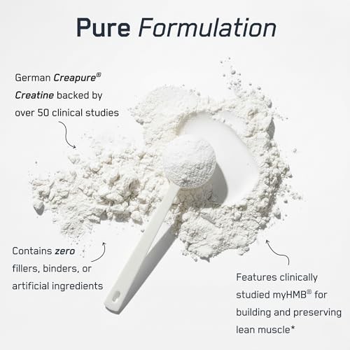 Creatine HMB Powder Monohydrate Muscle Growth 30 Servings