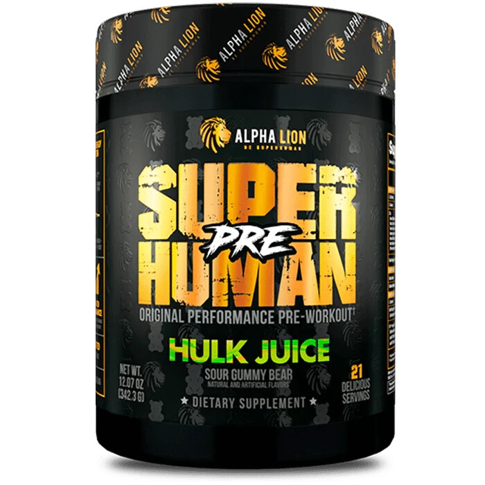 Alpha Lion Super Human Pre Original Hardcore Pre Workout 42 Scoops 5 Flavors New