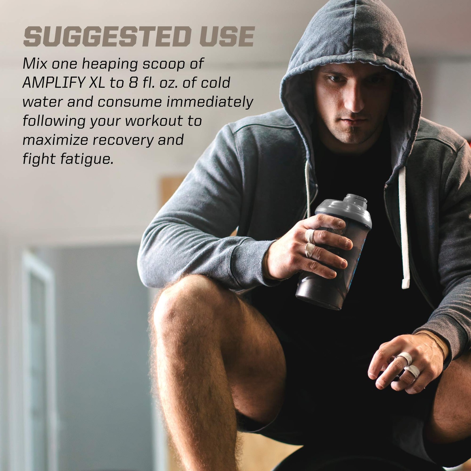 Amplify XL Chocolate Protein Powder 2 Pound Lean Muscle Recovery Supplement