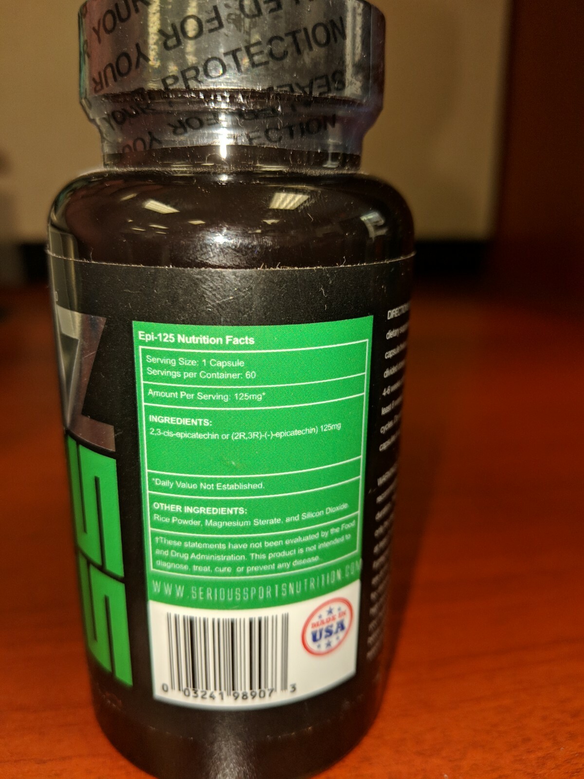 EPI-125 60 Caps SSN Epi-Cat Natural Anabolic Test Booster