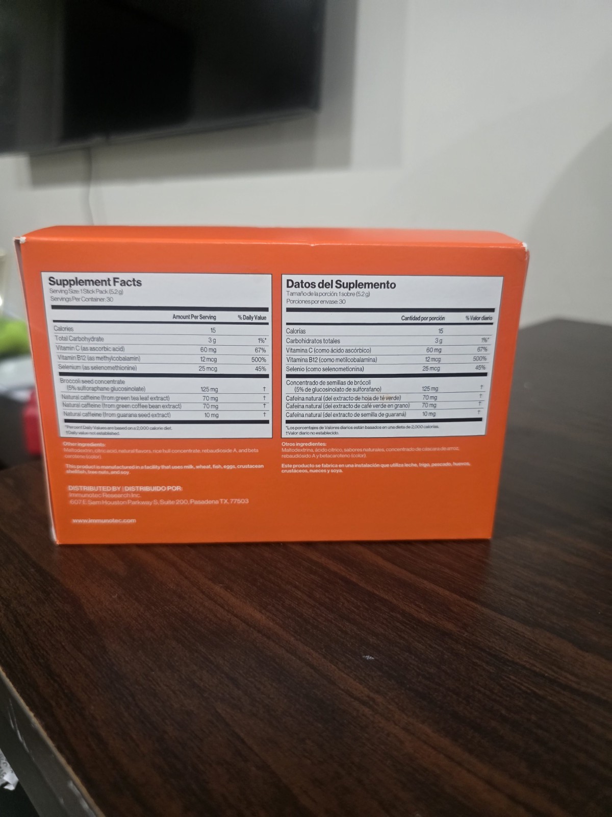 Immunocal Booster Energy & Performance Electric Orange 30 Sticks fast shipping..