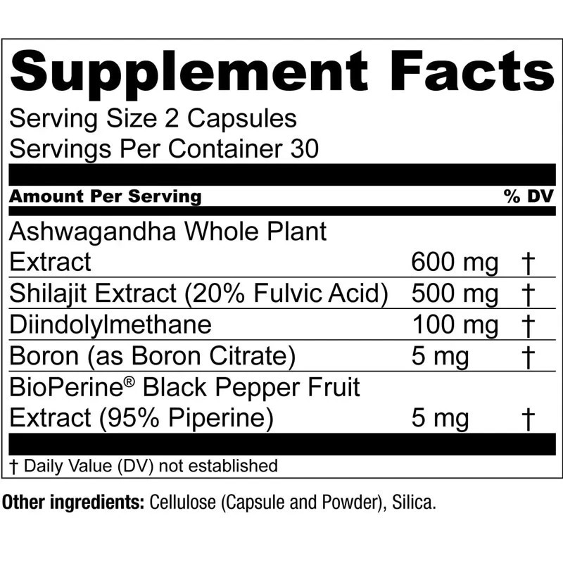 Essential Elements T-Hero Health Supplement Enhance Energy & Performance, 2 Pack