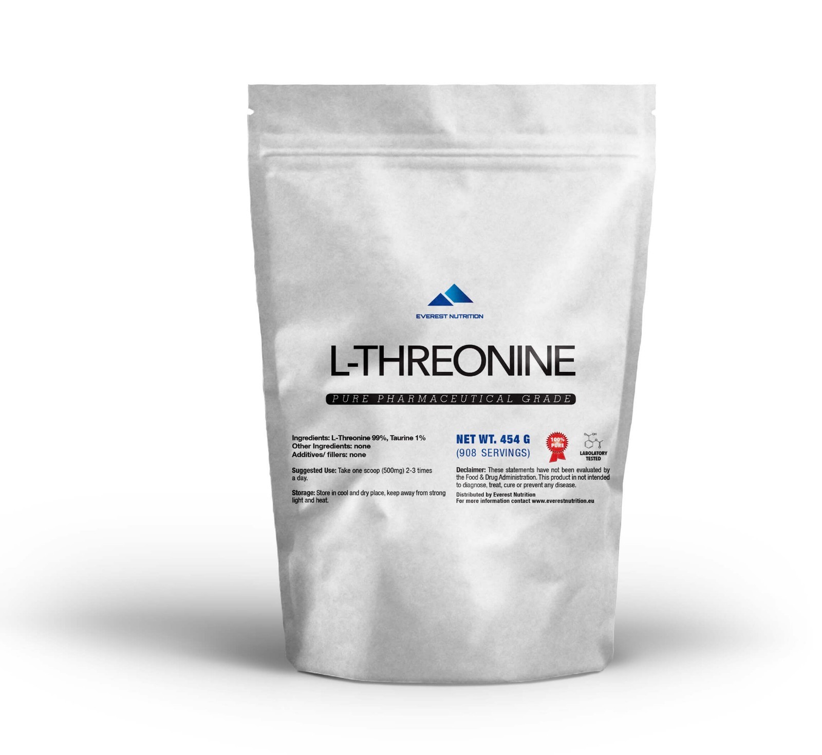 L-THREONINE POWDER Collagen Synthesis Good Mood Support