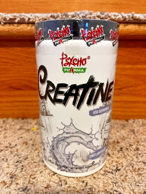Psycho Pharma Creatine Monohydrate Unflavored 500g 100 Servings New Sealed