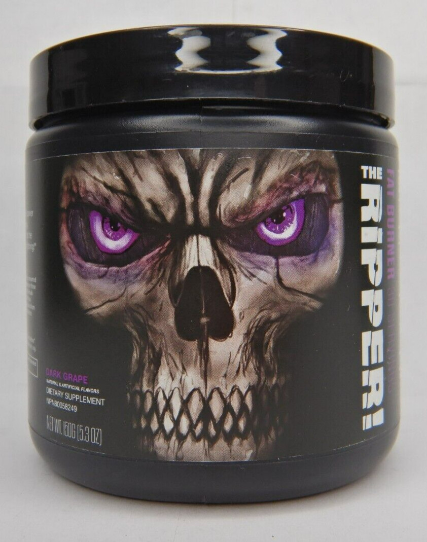 *OPENED LID* JNX Sports The Ripper Fat Burner Dark Grape 5.3oz – 150g EXP06/2024
