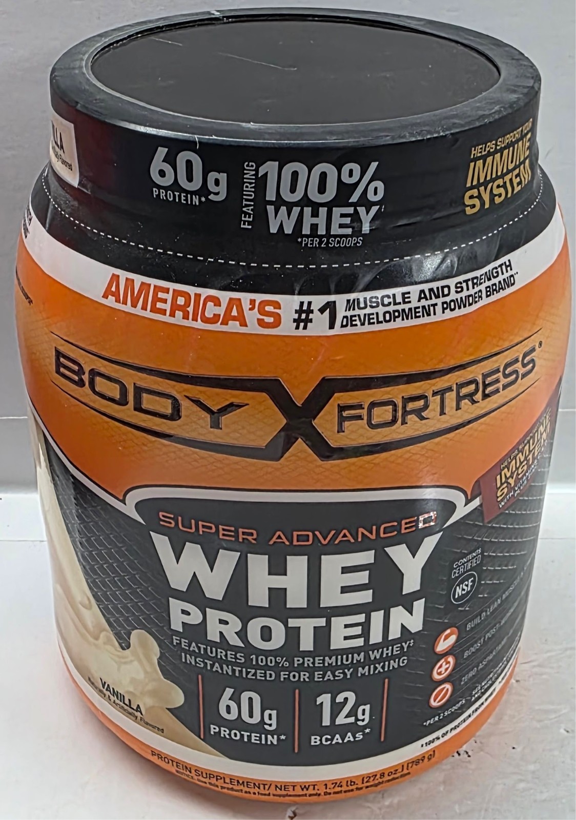 Body Fortress Super Advanced Whey Protein Protein 1.74lb – Best By-11/13/26