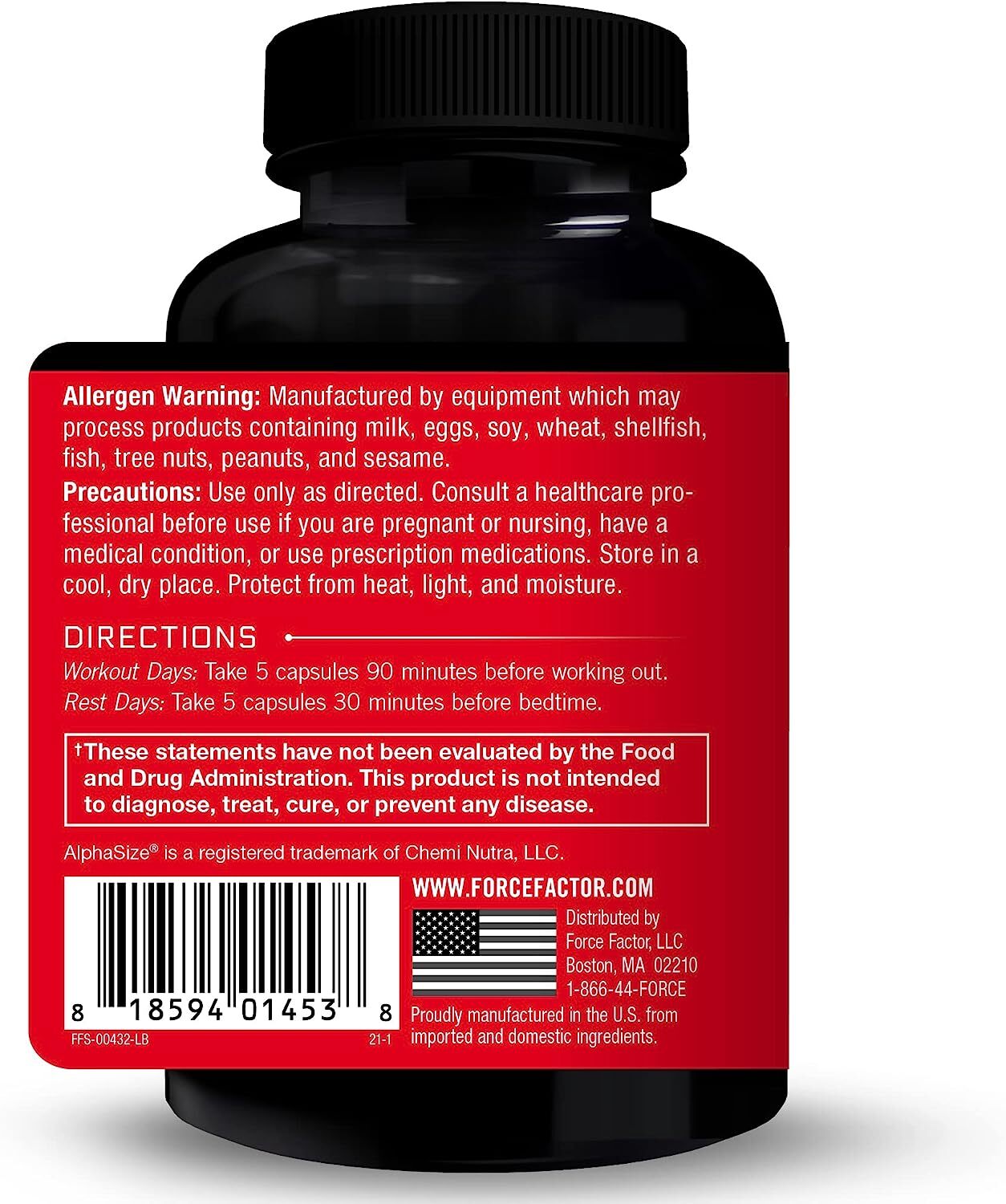 Force Factor Test Boost, Testosterone Booster for Men, Testosterone Pills