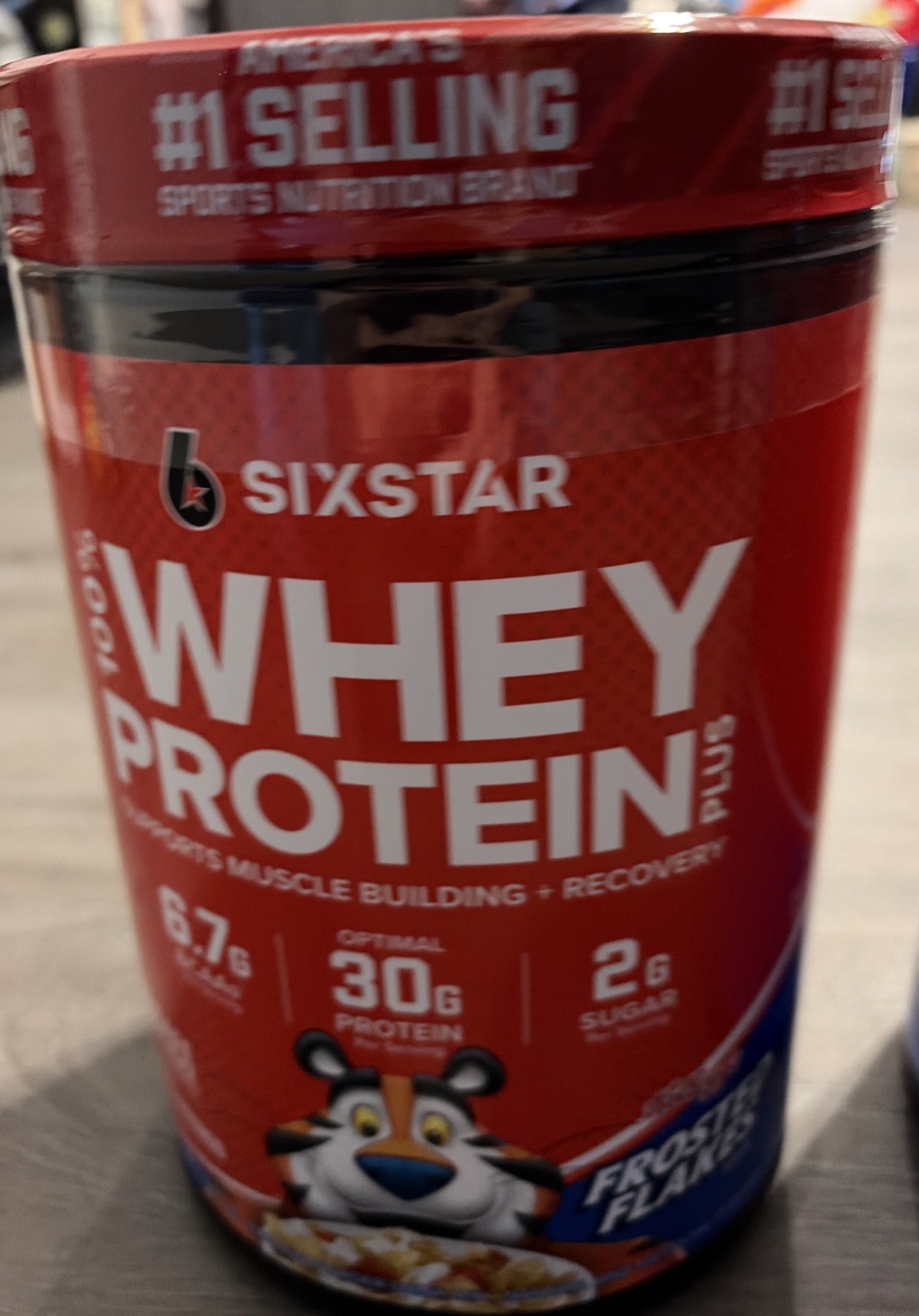 SixStar Whey Protein Plus-Frosted Flakes Flavor-Set of 2 Containers-BB 7/2028