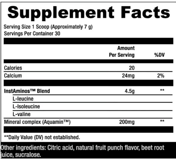 Sculpt Nation V Shred BCAA Powder Powerful Amino Acids Blend to Support/Recovery
