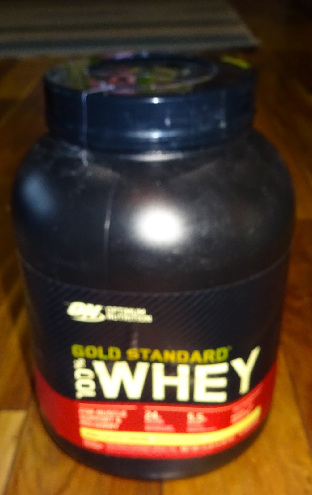Optimum Nutrition, Gold Standard 100% Whey Protein Powder, Vanilla Ice Cream 5lb