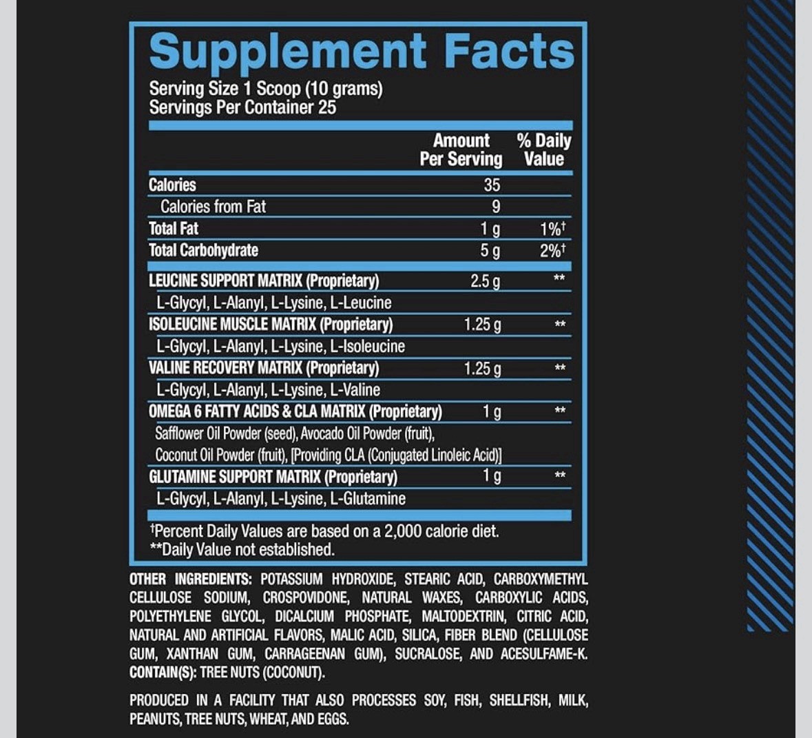 BPI Sports Best Aminos – BCAA Powder Post Workout & Glutamine Arctic Ice 8.82oz