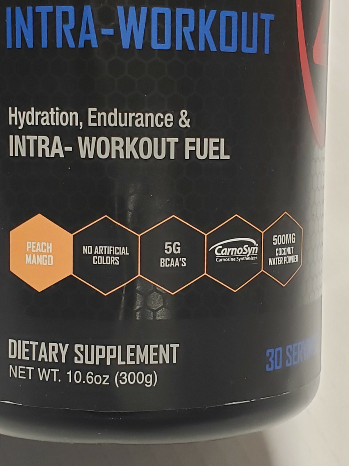 MFIT SUPPS – MENACE – Intra-Workout – Peach Mango – 30 Servings – Exp 12/2024
