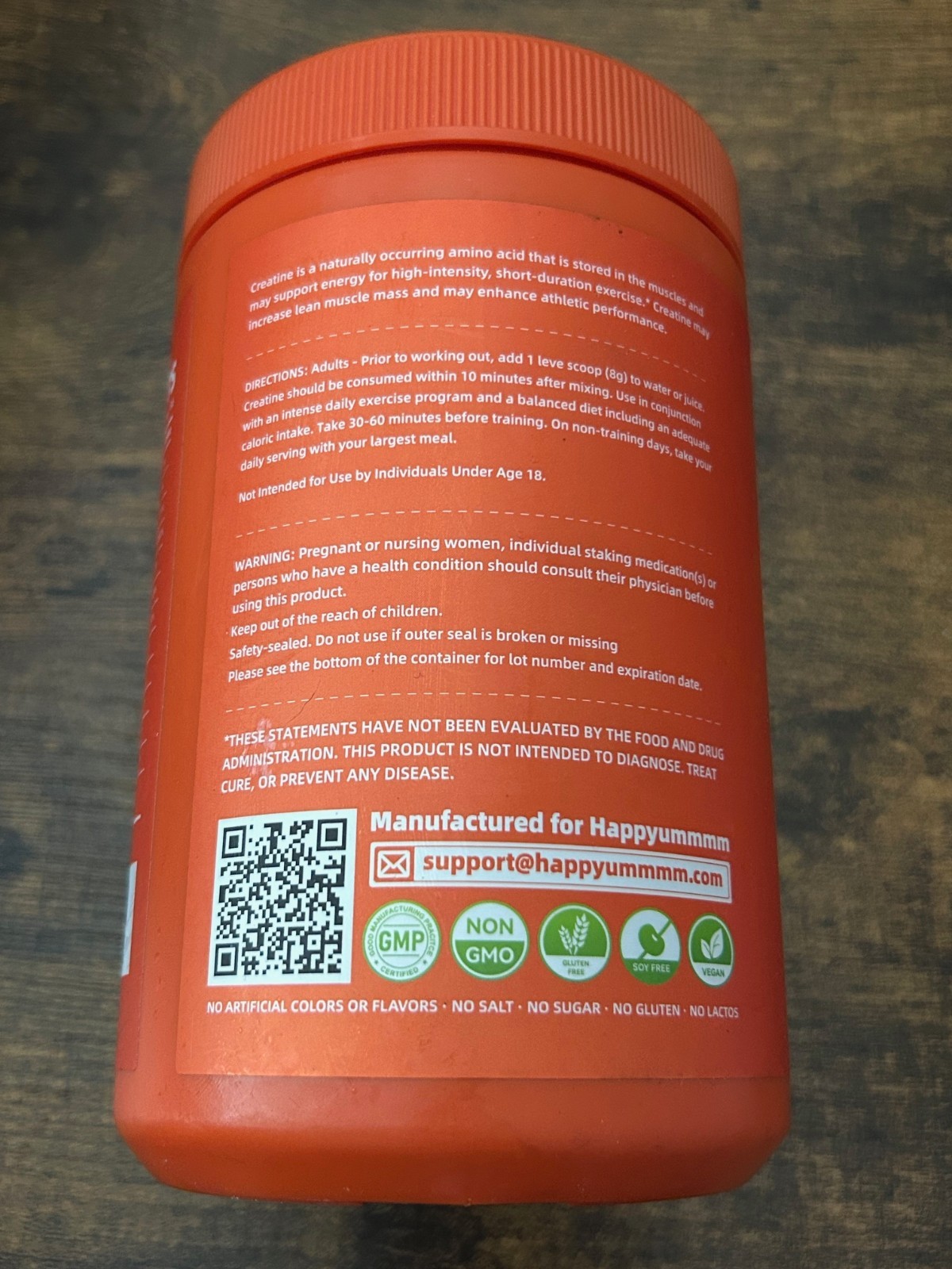 Happyummmm Creatine Monohydrate x10 Power 5G Creatine per Serving Exp 5/27