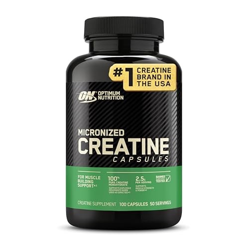 Creatine Monohydrate Capsules 2.5g 100 Count Strength