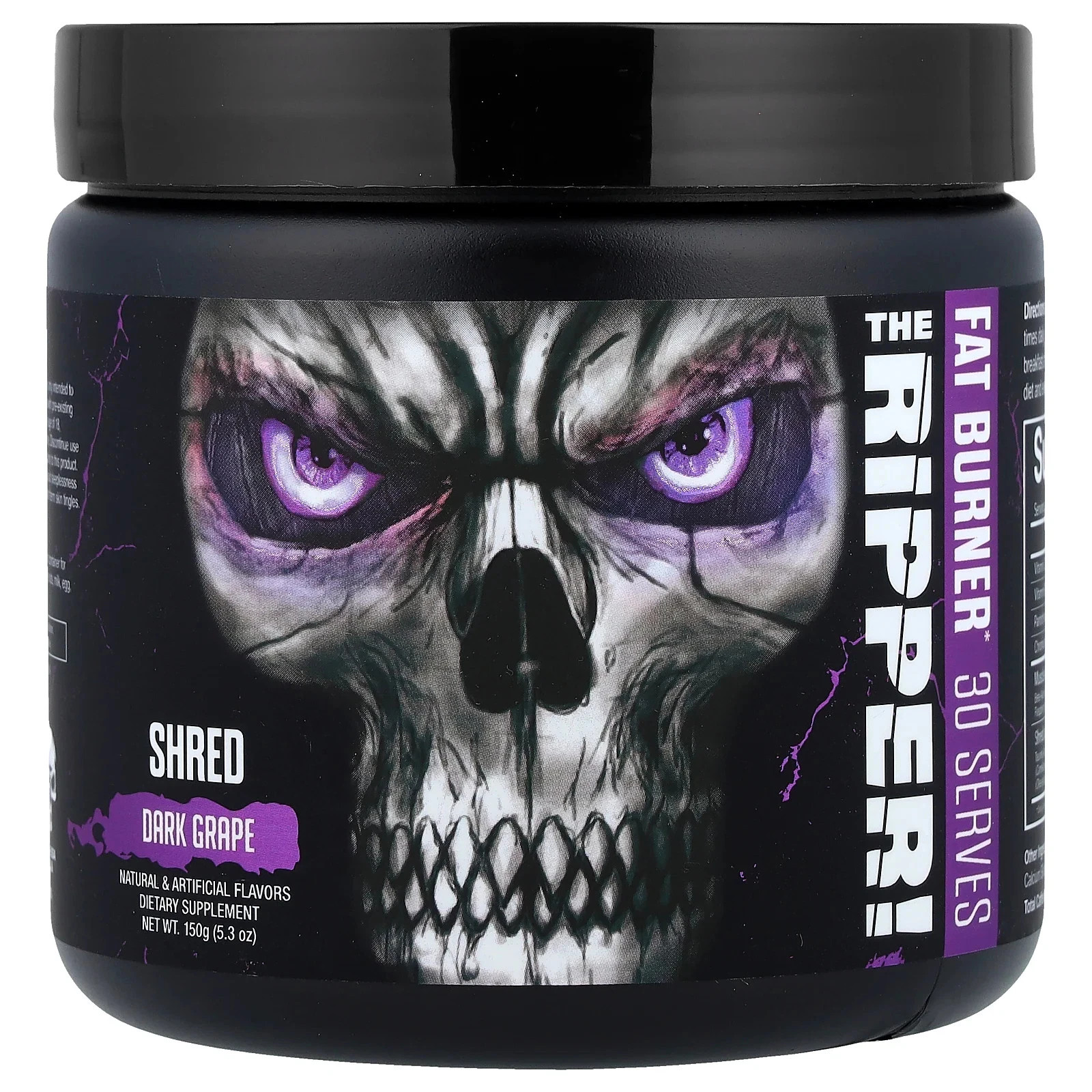 The Ripper! Fat Burner, Dark Grape, 5.3 oz (150 g) PACK OF 2