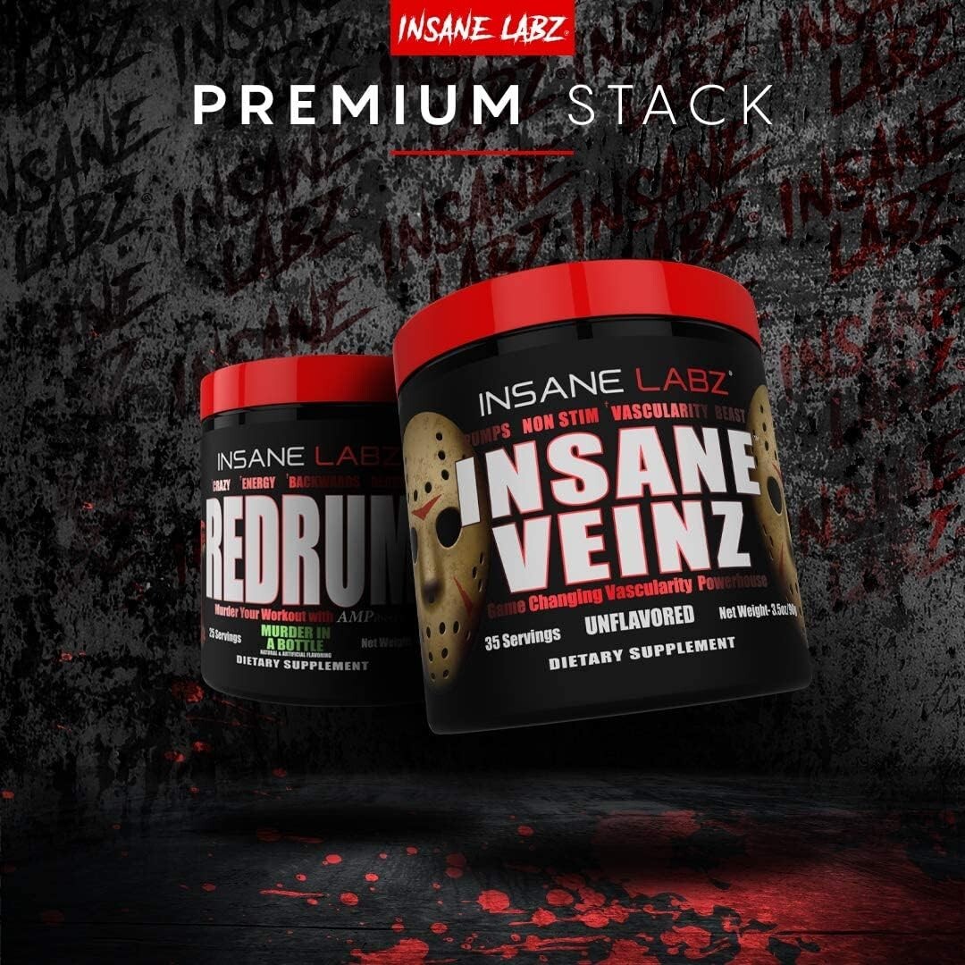 Psychotic Pre Workout Insane Veinz Apple 35 servings