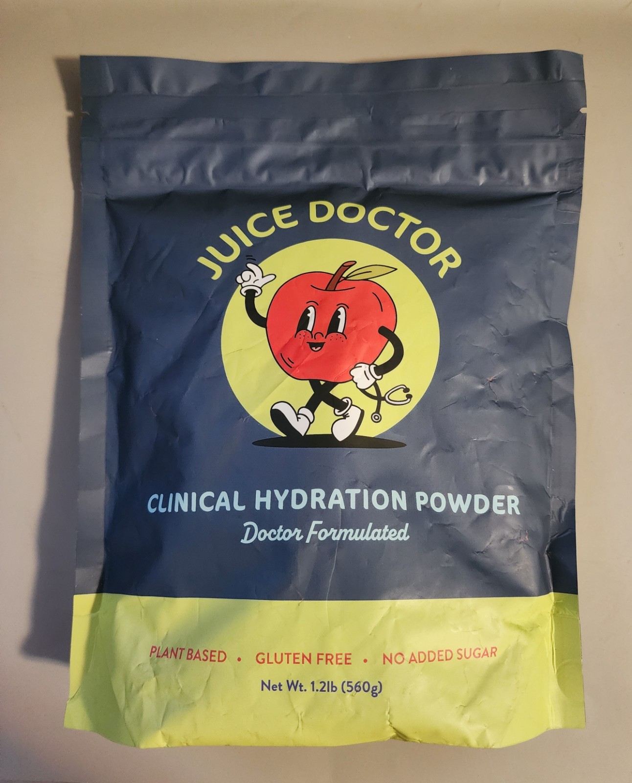 Juice Doctor Hydration Powder, Apple Juice Base 1.2 Lb