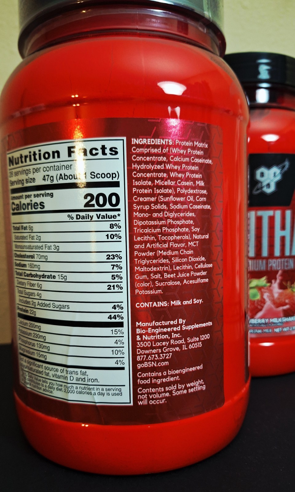 Syntha-6 Ultra Protein Matrix, Strawberry 🍓 22g Protein, 28 Servings, 10/2027✨
