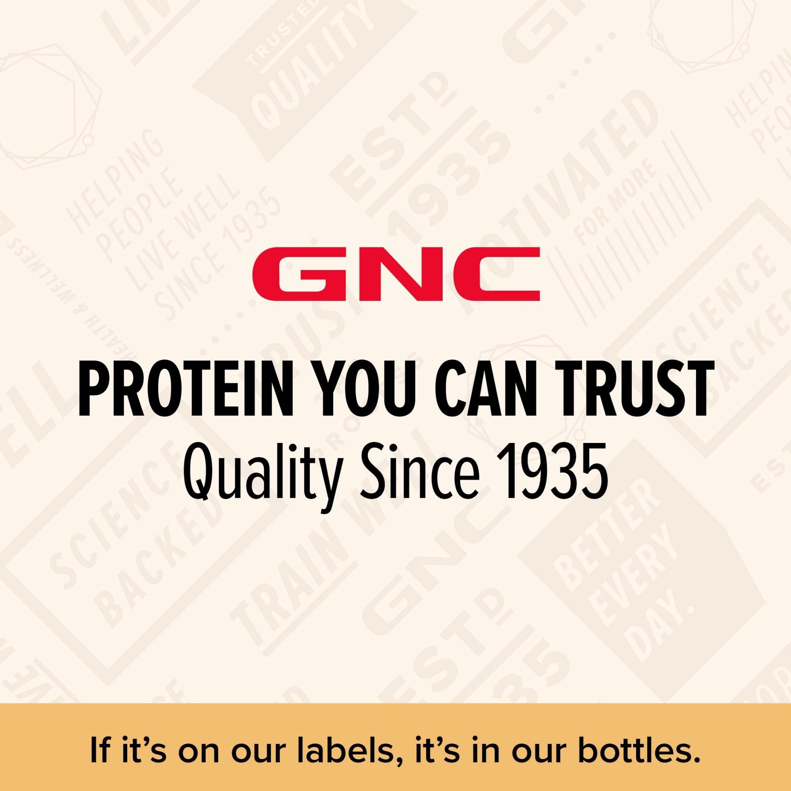 GNC Live Well Protein Powder, 25g Whey Protein, Rich Chocolate, Gluten Free, No