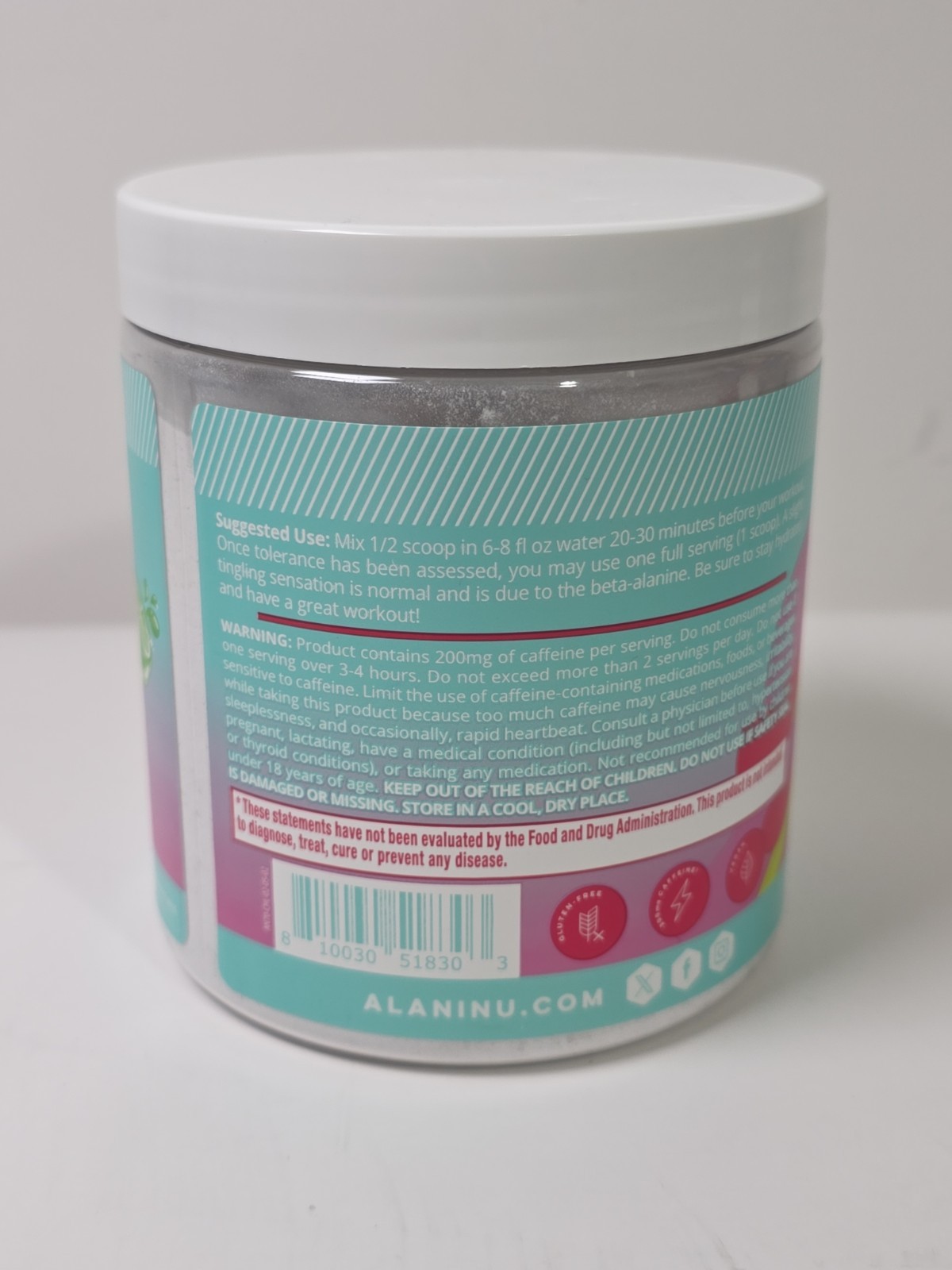 Alani Nu Pre-workout Cherry Twist 10.9 Oz 30 Serving EXP 1/28