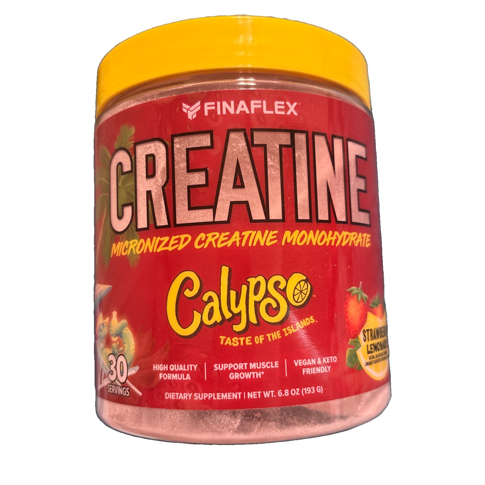 FINAFLEX Micronized Creatine Monohydrate CALYPSO COLLAB, Choose Flavor 5 Serving