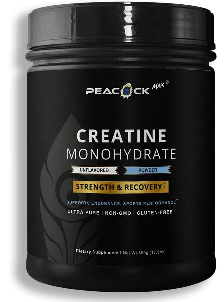 Creatine Monohydrate Powder – 500g (5g per Serving), Creatine Powder Unflavored