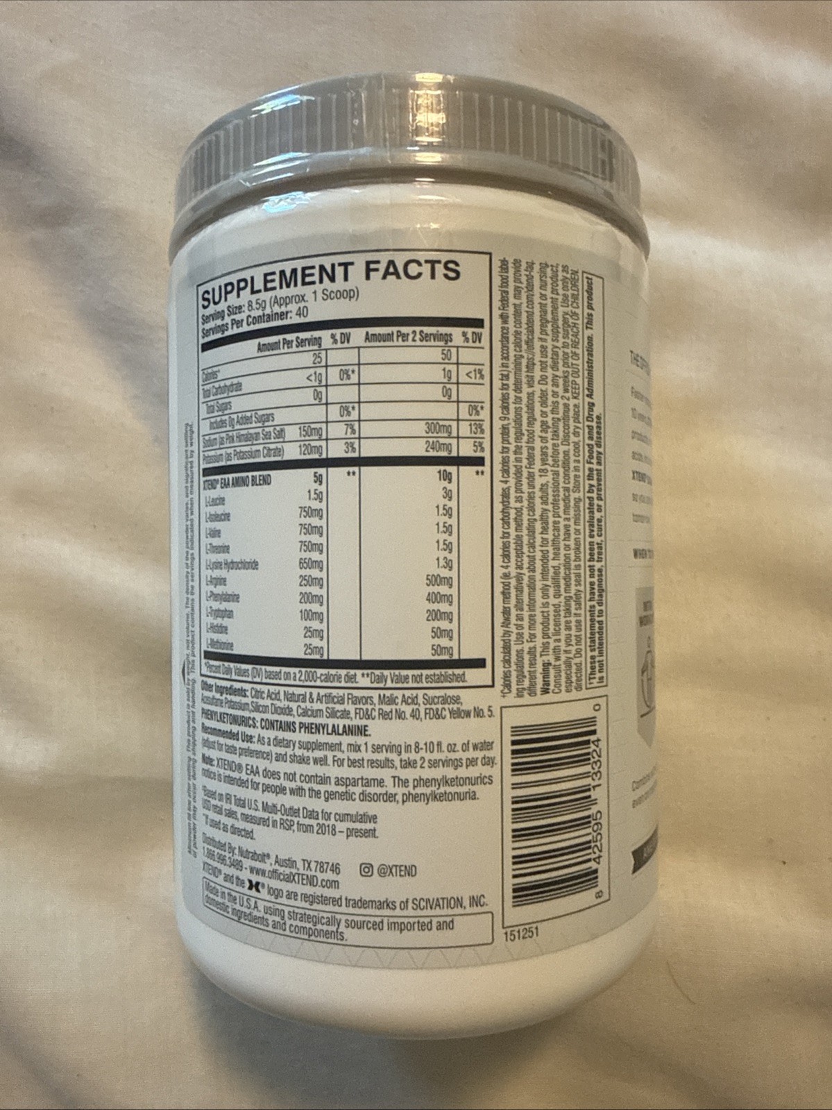 XTEND EAA BCAA Powder | Muscle Recovery & Lean Muscle Growth | 9 Essential.