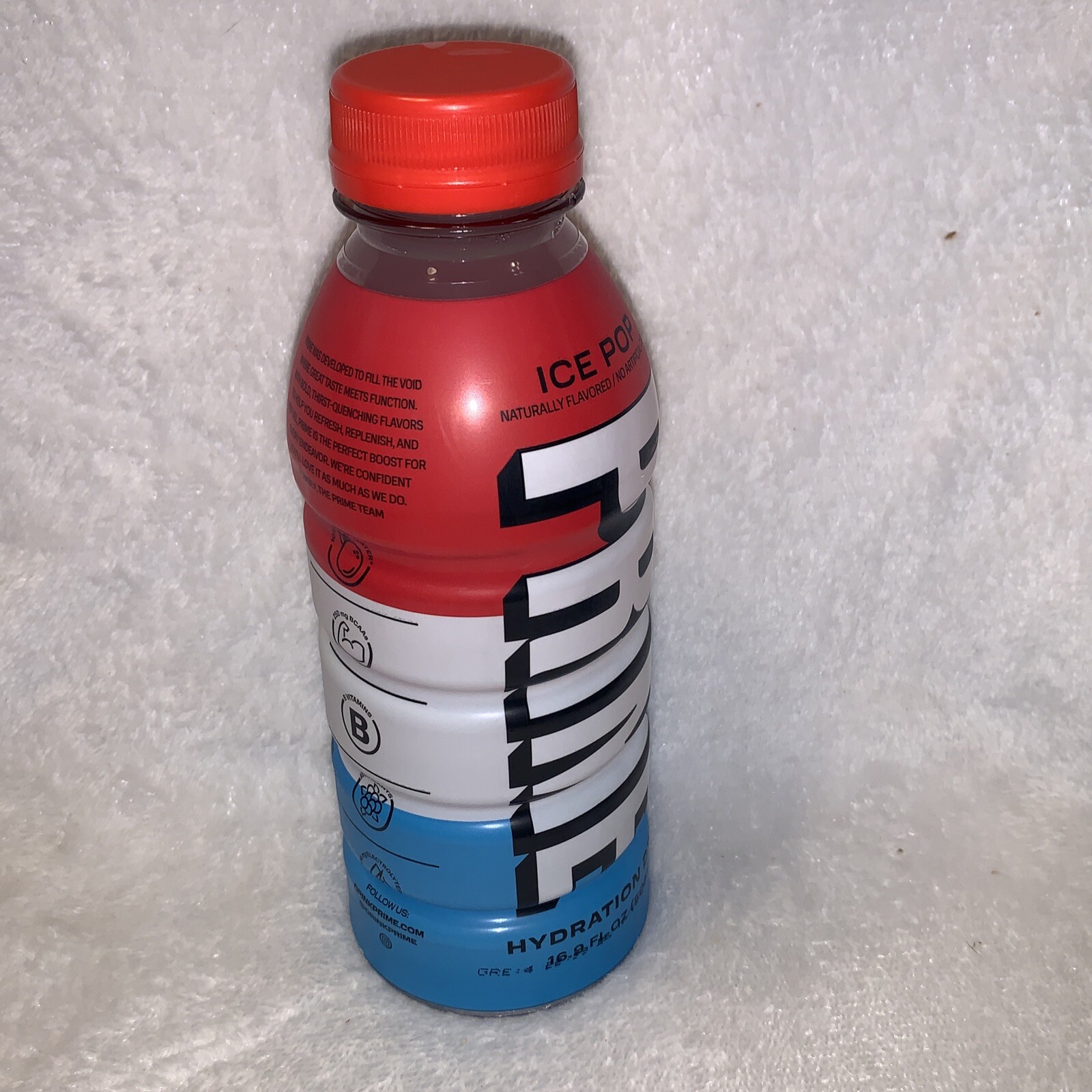 PRIME HYDRATION DRINK – ” ICE POP ” LOGAN PAUL & KSI Limited Edition – 16.9 OZ