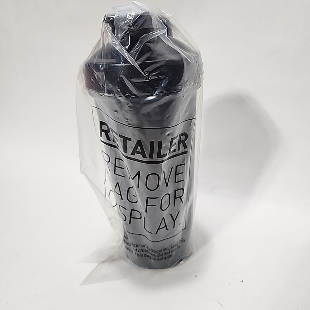 New Blender Bottle Classic Shaker, 28oz – Black Mixer Cup with Loop Top