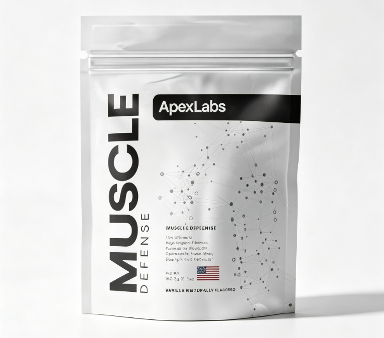 Apex Labs Muscle Defense Dietary Supplement, Vanilla -243g 1-5 pack