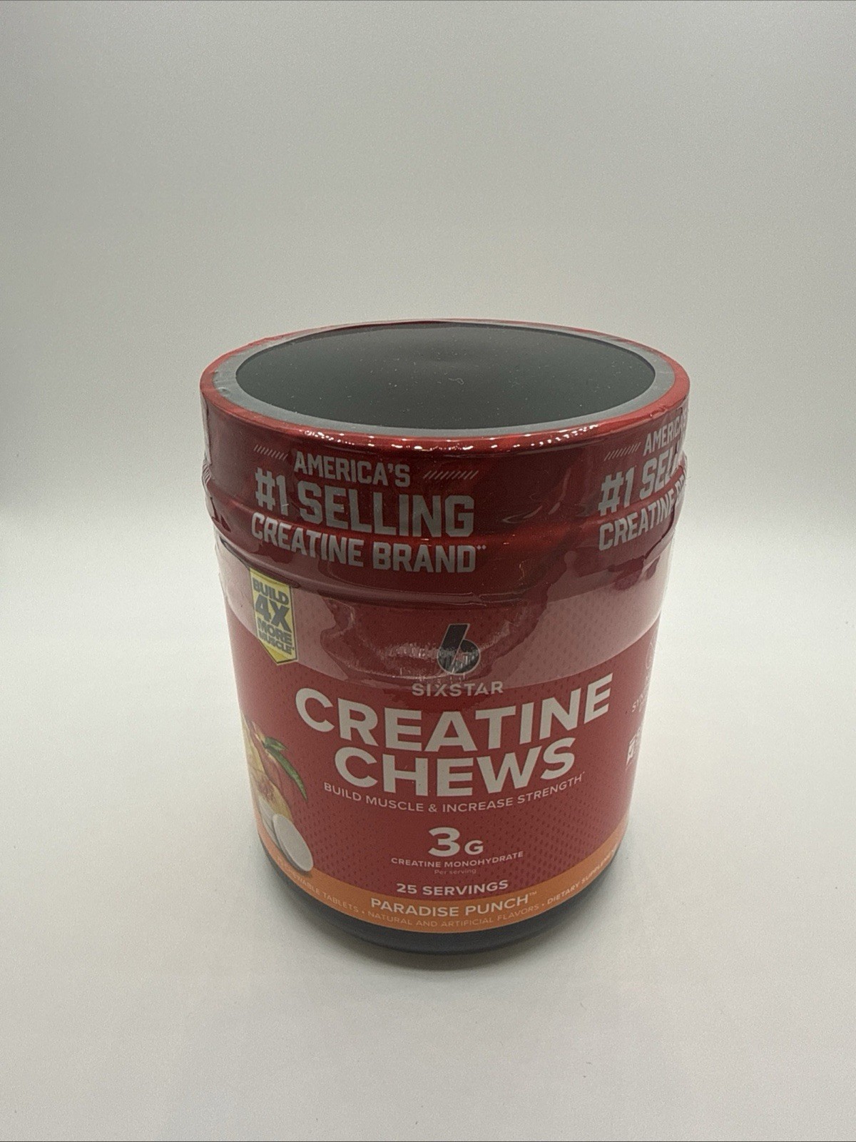Six Star Creatine Chews Paradise Punch | 3g Pure Creatine Monohydrate per…