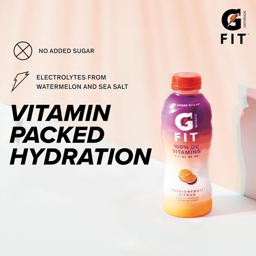 Gatorade Fit Electrolyte Beverage Healthy Real Hydration Citrus Berry 16.9 oz