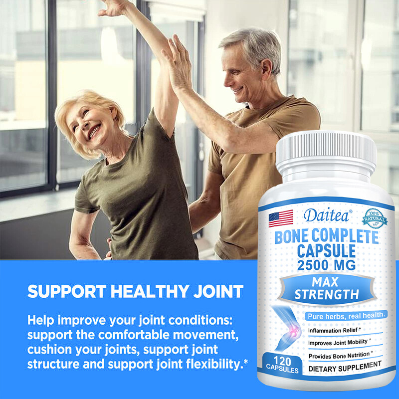 Calcium Magnesium Zinc Chondroitin Turmeric and MSM -Bone and Joint Support Caps