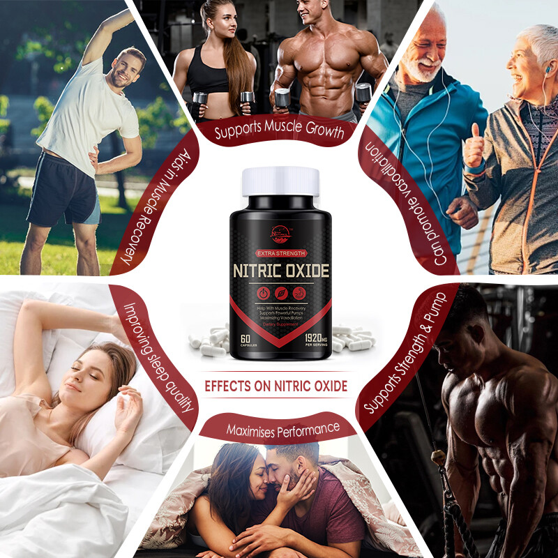 L-Arginine L-Citrulline Nitric Oxide, Endogenus Male Vitality Booster,ED Support