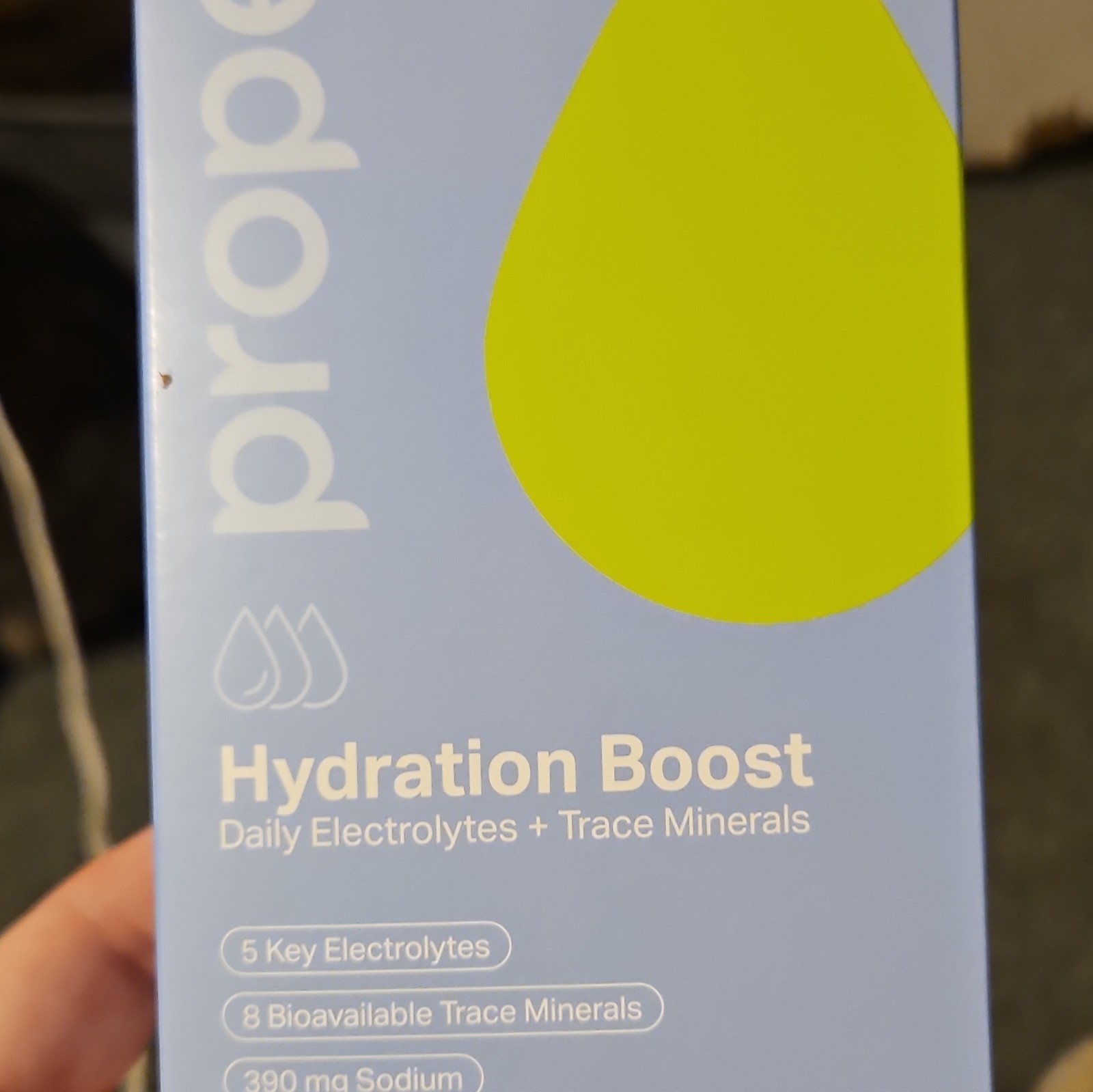 Proper Hydration Boost Electrolytes Powder + Trace Minerals Stick Packs